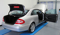 Valet in progress on Mercedes CLK